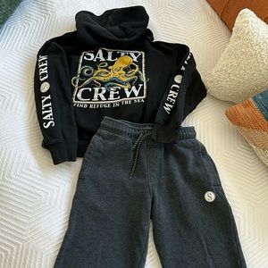 Boys Salty Crew Sweatshirt & Pants